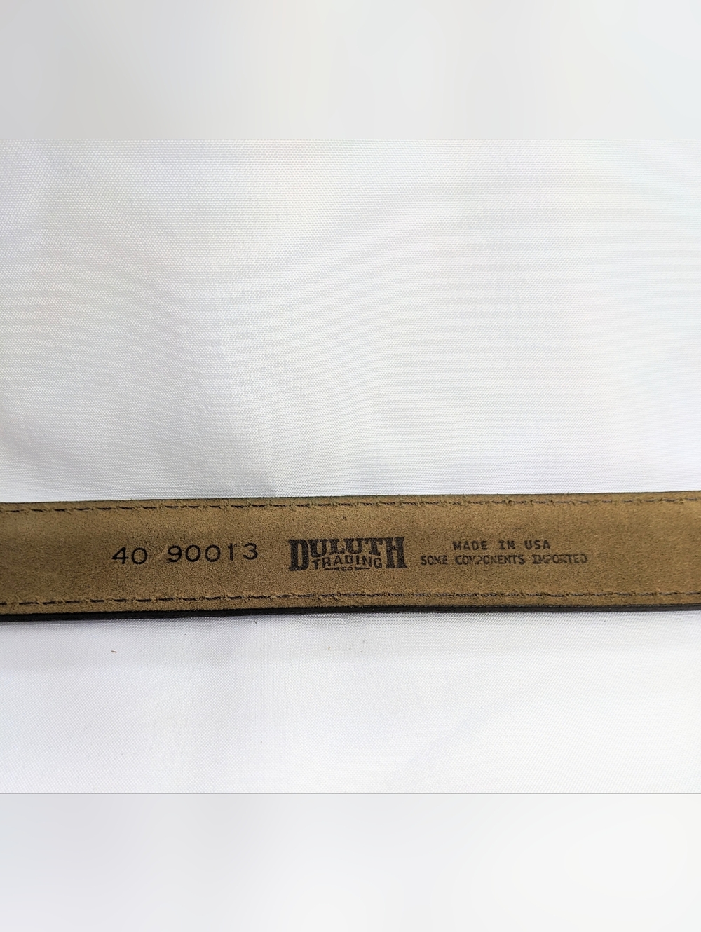 Duluth Trading Co Men's Ranger Work Belt, Style 90013, Brown Leather, Sz 40 - Picture 9 of 13